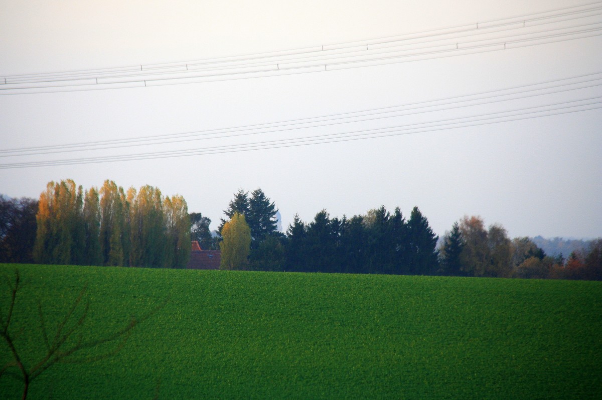 Die Abendstimmung Bilck in Richtung Holland. Aufgenommen in Kohlscheid-Bank am Abend vom 13.11.2013.