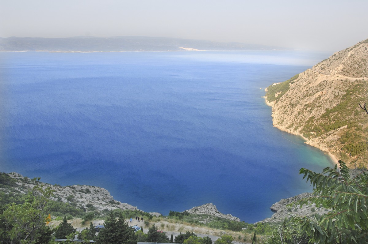 Die Bucht Uvala Vrulja an der kroatischen Adriaküste. Aufnahme: Juli 2009.