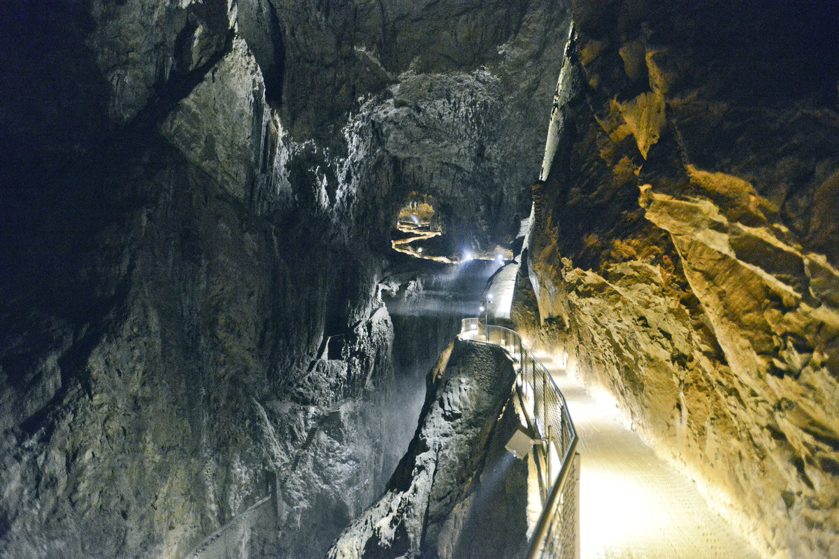 Die Höhlen von Škocjan in Slowenien zählen als bedeutendste