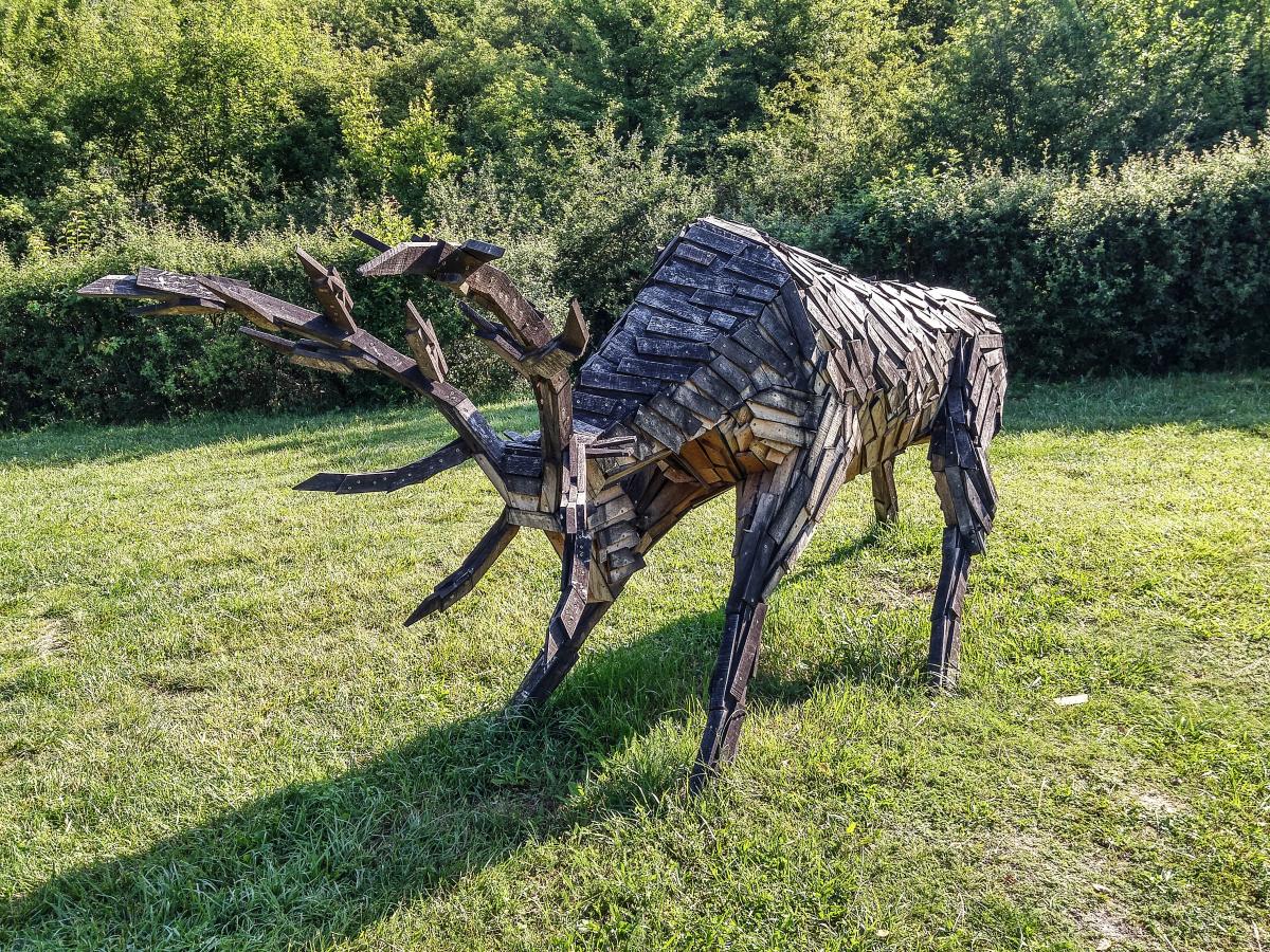 Die Lanschaft bei Rudabánya (nähe Sátoraljaújhely, nordost-Ungarn), fotografiert am 01.06.2018