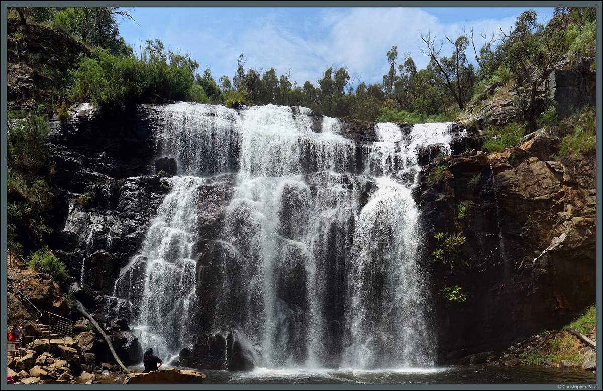 Die MacKenzie Falls im Grampians Nationalpark gehören zu den größten Wasserfällen im Bundesstaat Victoria. (04.01.2020)
