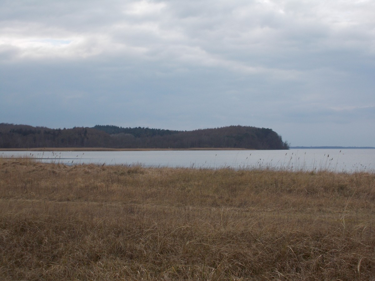 Die Schwarzen Berge bei Lietzow am 21.Februar 2015.