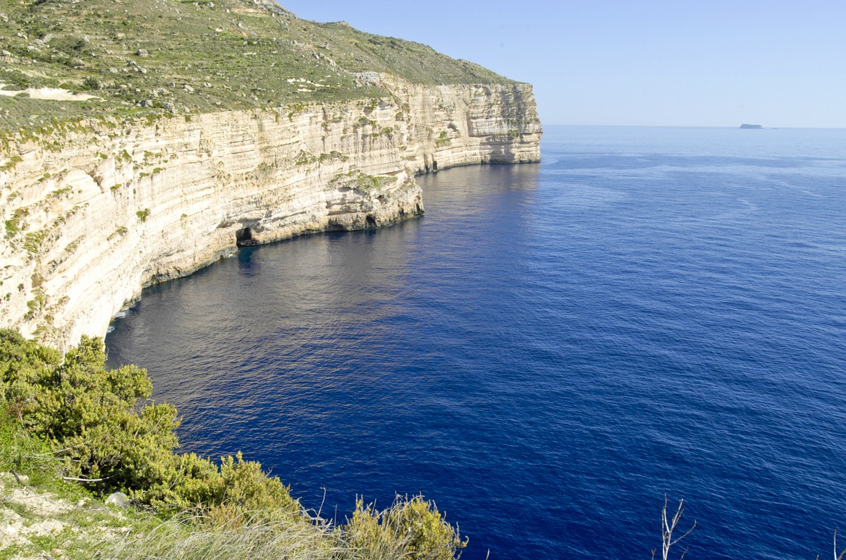 Dingli Cliffs auf der Insel Malta. Aufnahme: Oktober 2006.