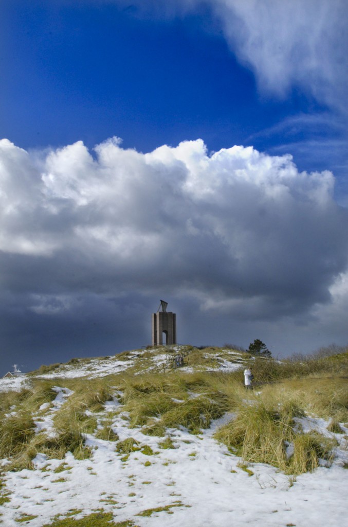 Dünen am Kap auf der Insel Norderney. Aufnahme: April 2008.