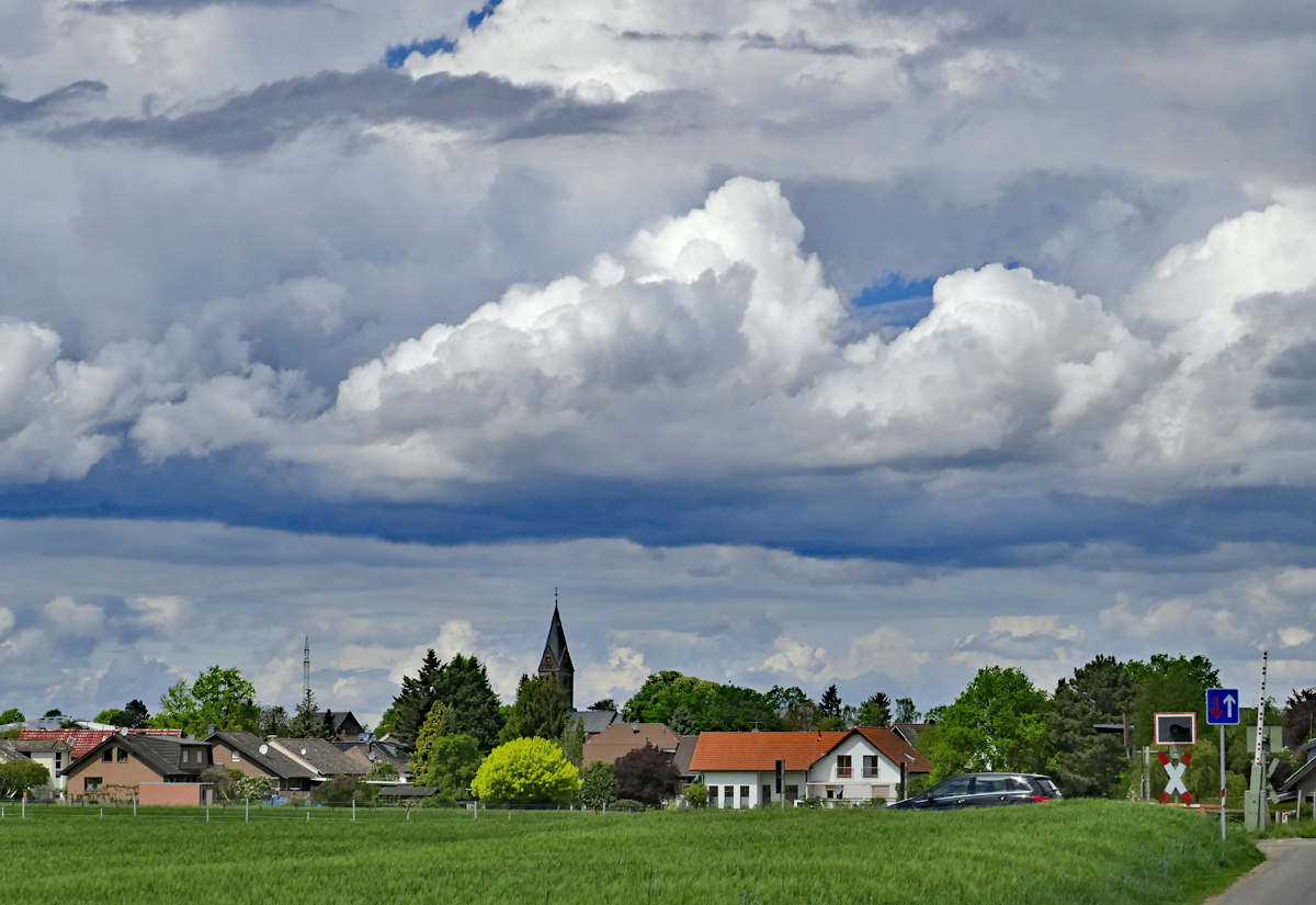 Düstere Wolken über Eu-Wißkirchen - 10.05.2017