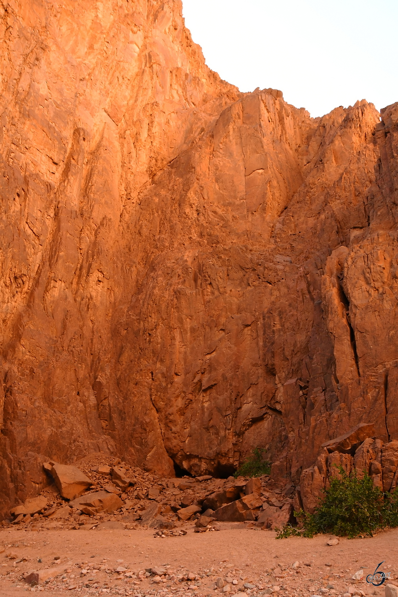Ein Canyon auf der Sinai-Halbinsel. (Dezember 2018)