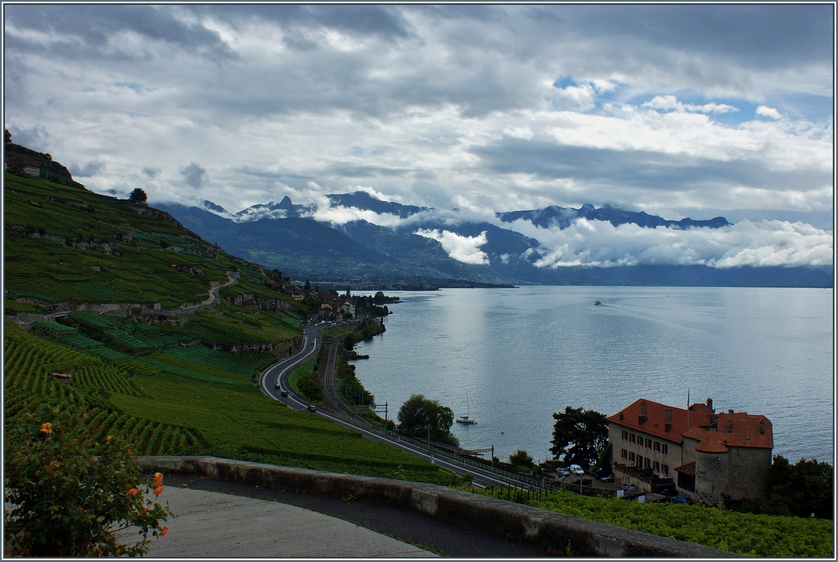 Ein erster Hauch von Herbst im Lavaux und am See gab es am 08.09.2013