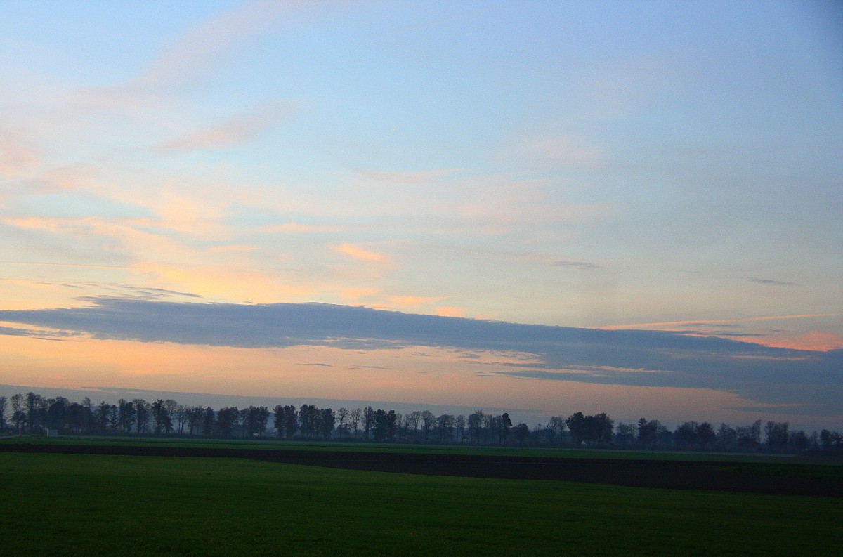 Ein schöne Abendstimmung in Eschweiler-Sankt-Jöris am Abend vom 22.11.2014.