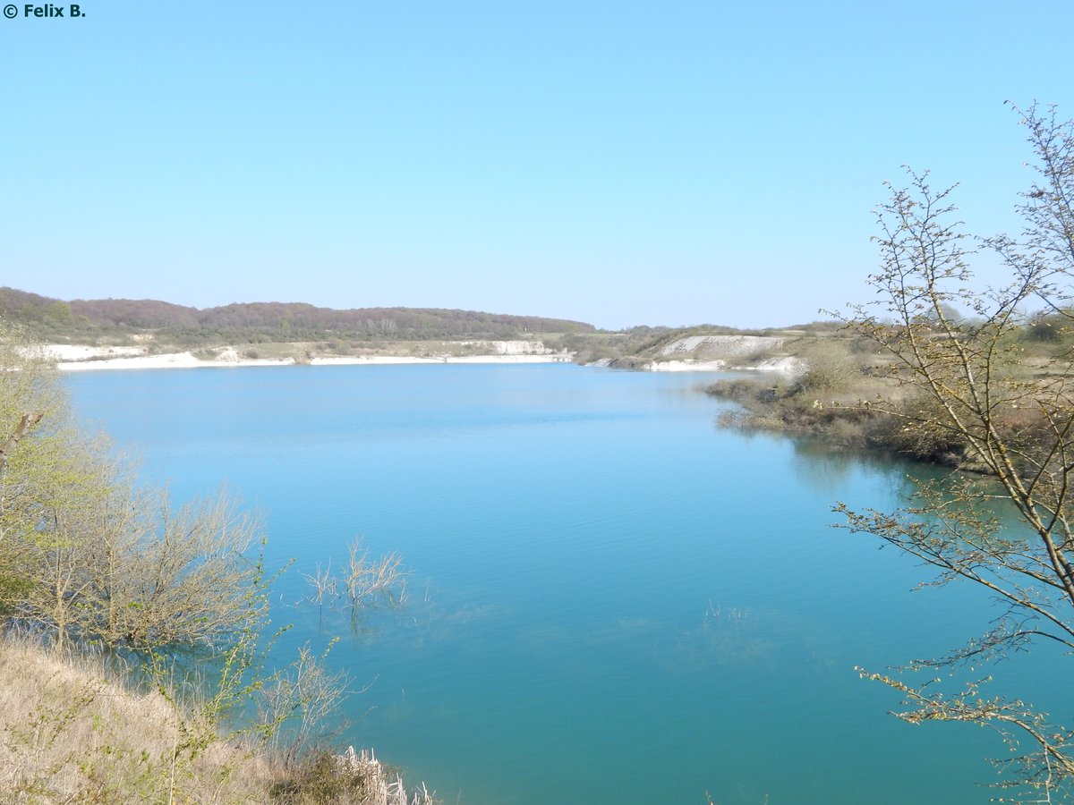 Ein wunderschöner Kreidesee bei Dargast am 01.05.2016