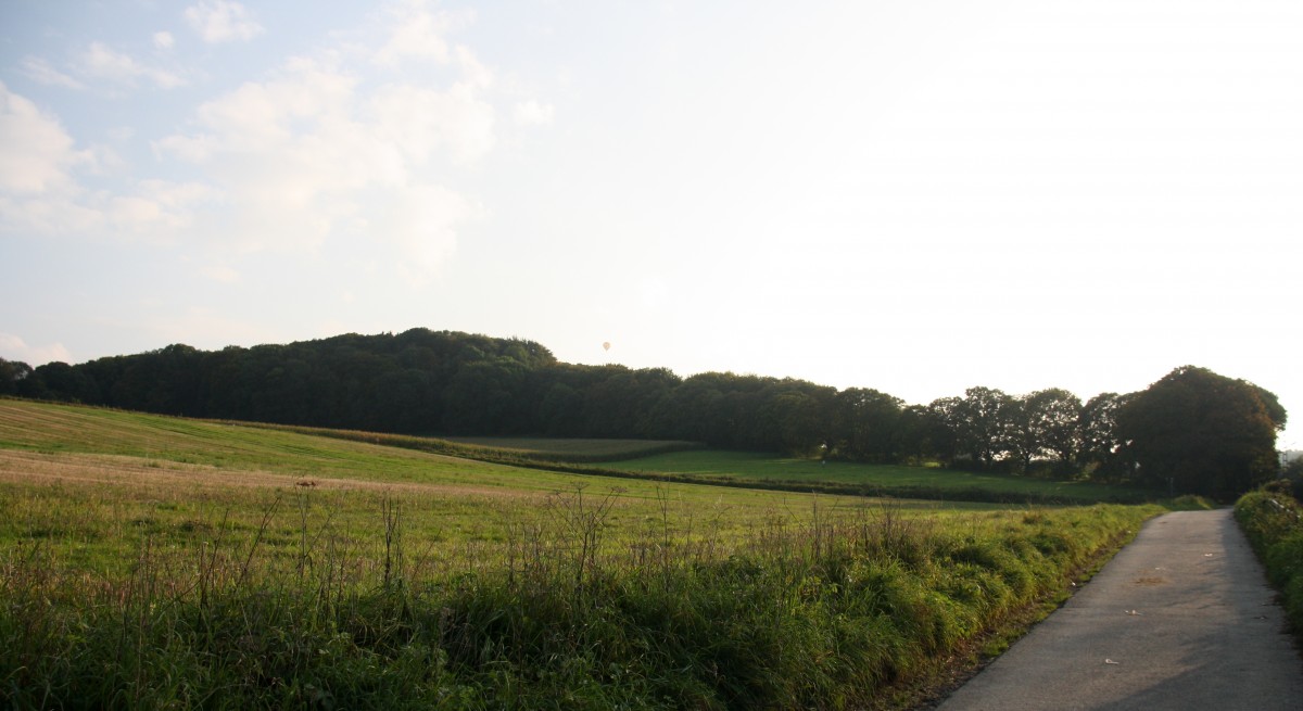 Eine Schöne Landschaft am Gemmenicher-Weg in Aachen am Abend vom 3.10.2014.