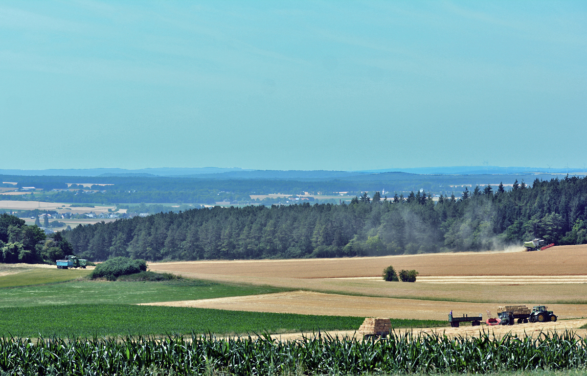 Ernteeinsatz in der Voreifel bei Bad Münstereifel - 11.07.2015