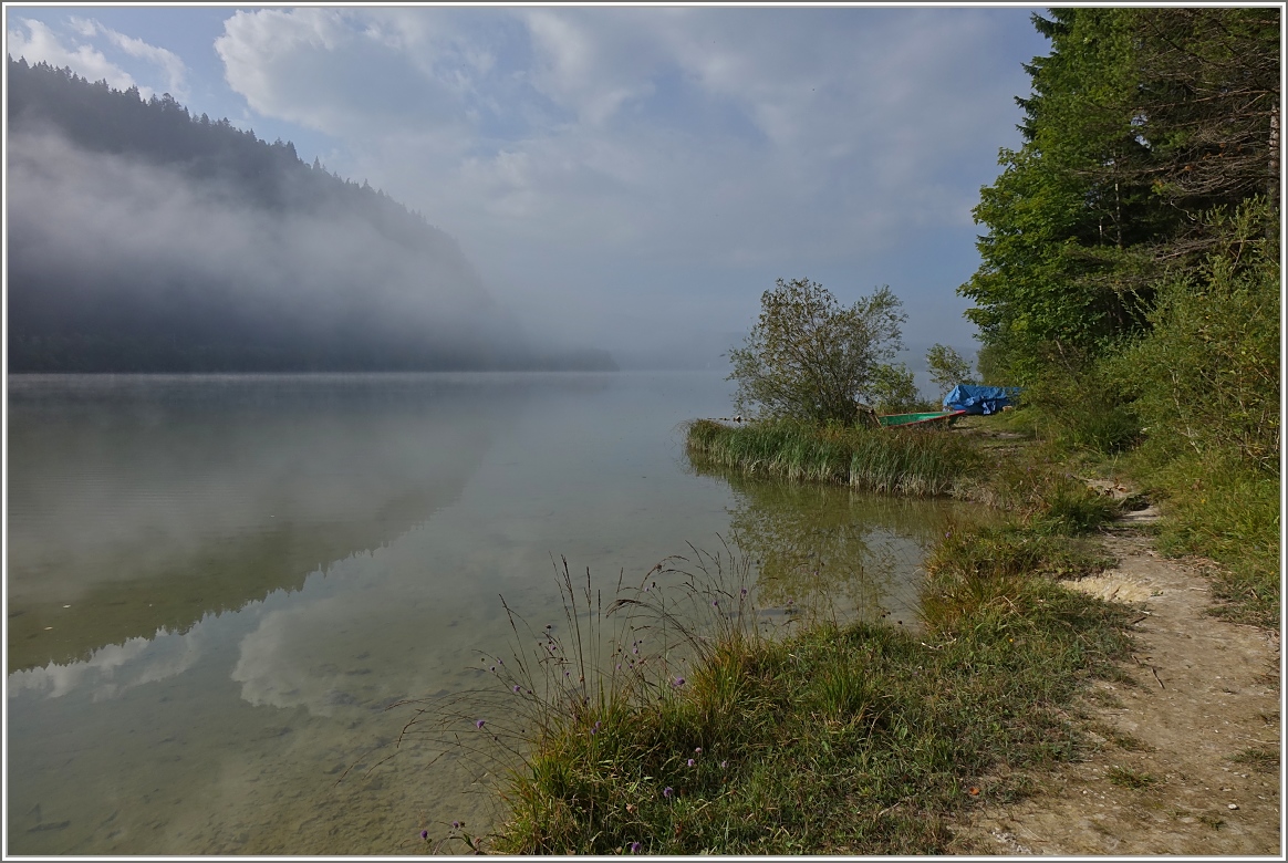 Erste Nebel am Lac de Joux 
(05.09.2014)