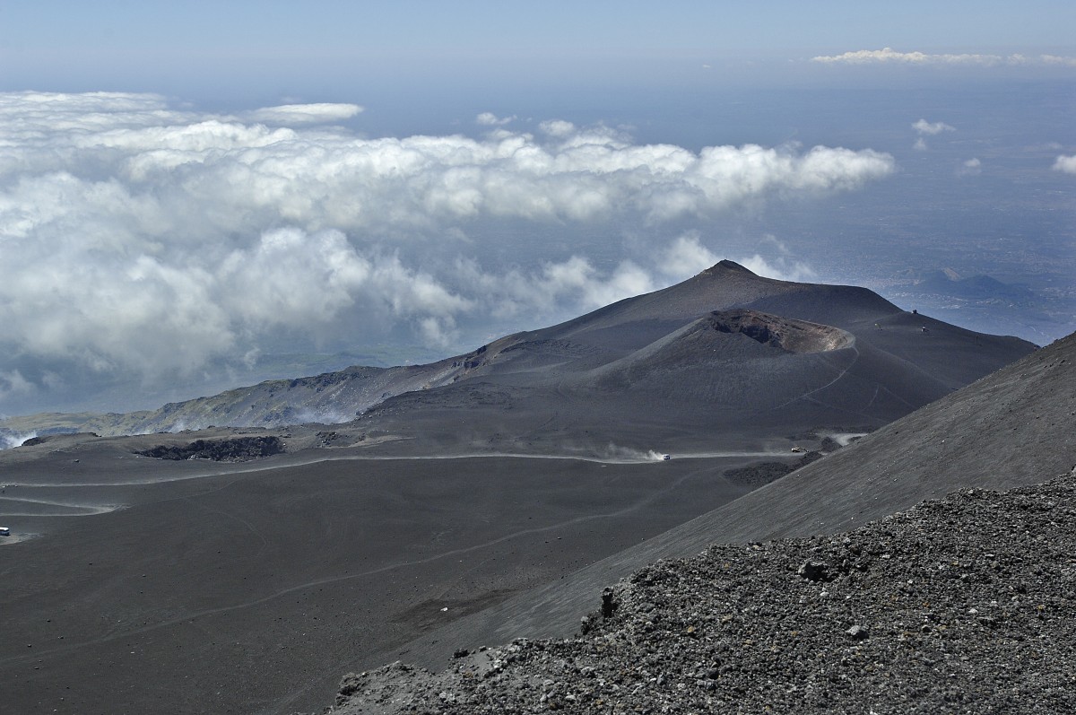 Etna, Sizilien. Aufnahmedatum: 29. Juni 2013. 