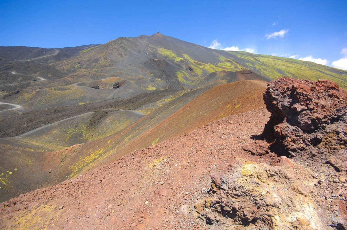 Etna, Sizilien. Aufnahmedatum: 29. Juni 2013.