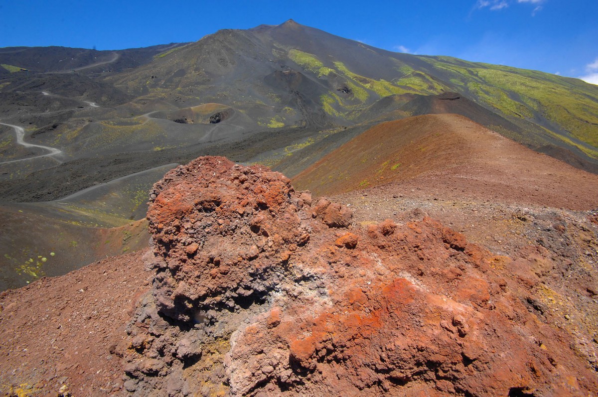 Etna, Sizilien. Aufnahmedatum: 29. Juni 2013.