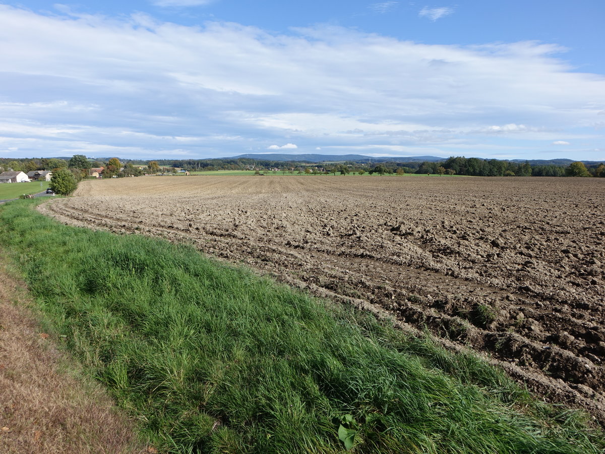 Felder bei Nové Město nad Metují in Nordböhmen (29.09.2019)