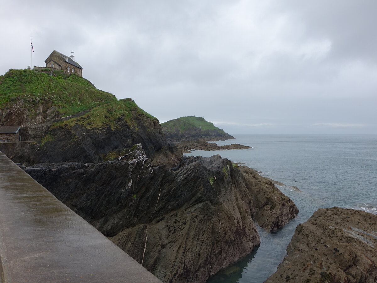 Felsenküste und Lantern Hill bei Ilfracombe, North Devon (13.05.2024)