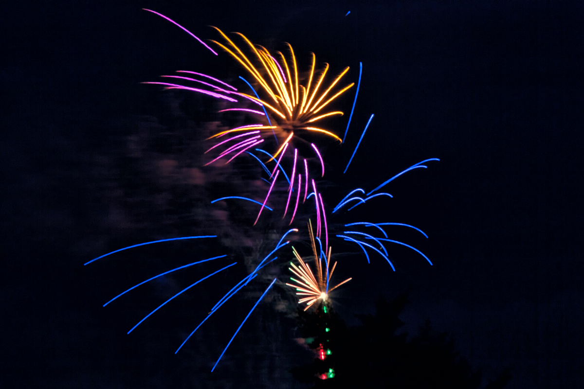 Feuerwerk der Stadt Torgelow zum Abschluss der Festtage. - 20.06.2015