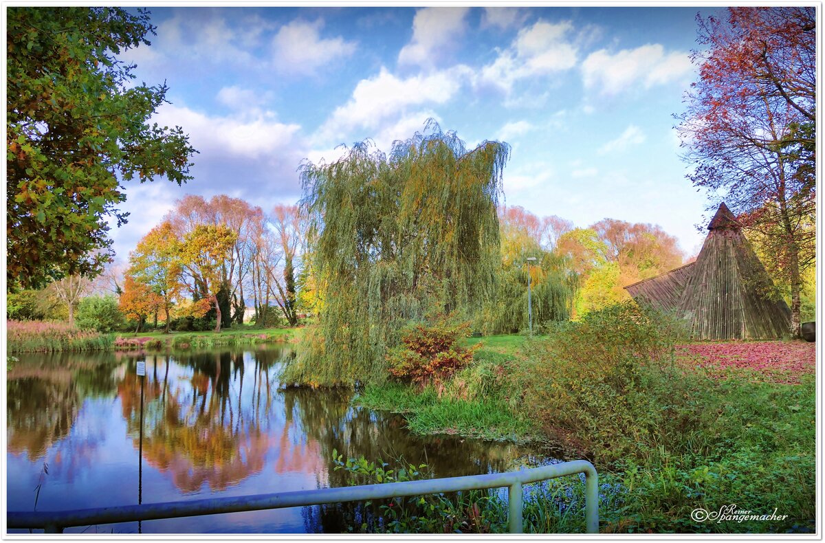 Fleetsee in Fintel am Rande der Lüneburger Heide, Anfang November 2023