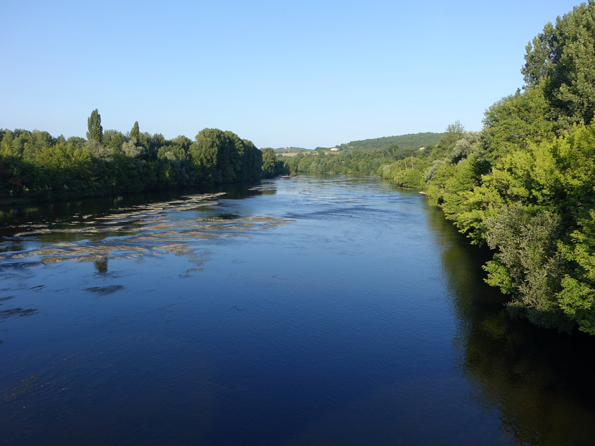 Fluss Dordogne bei Siorac-en-Périgord (22.07.2018)