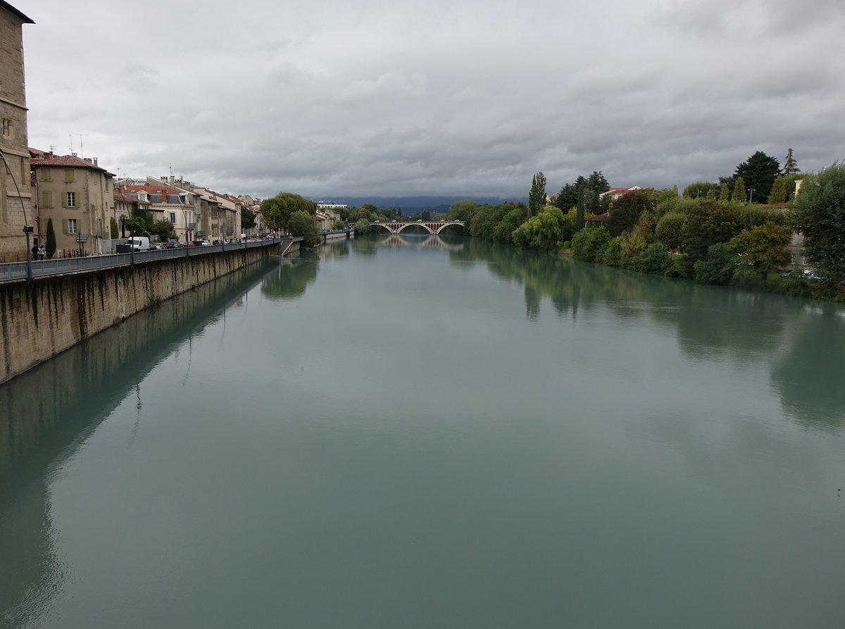 Fluss Isere bei Romans-sur-Isere (18.09.2016)