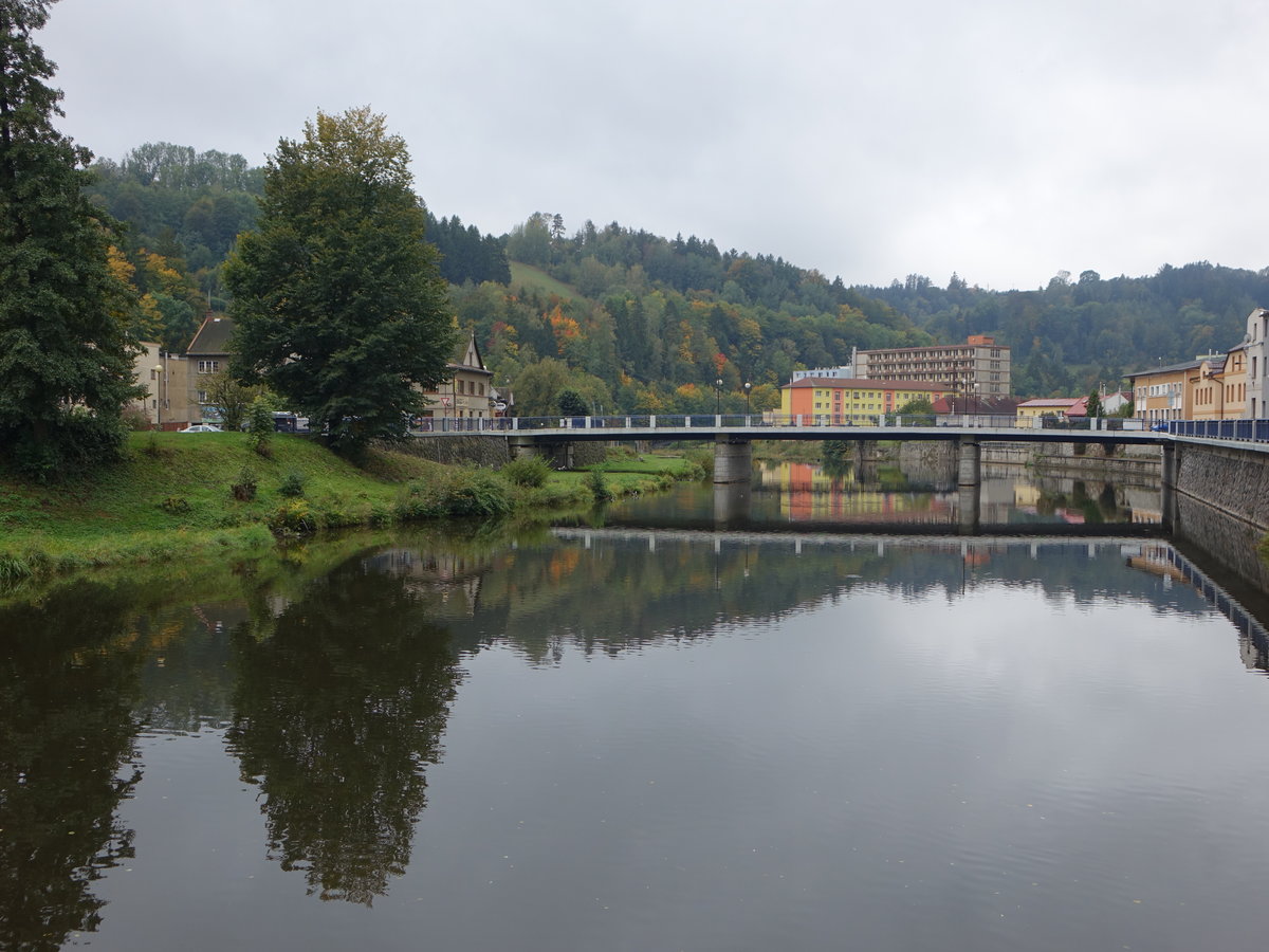 Fluss Jizera bei Zelezny Brod, Liberecký kraj (28.09.2019)