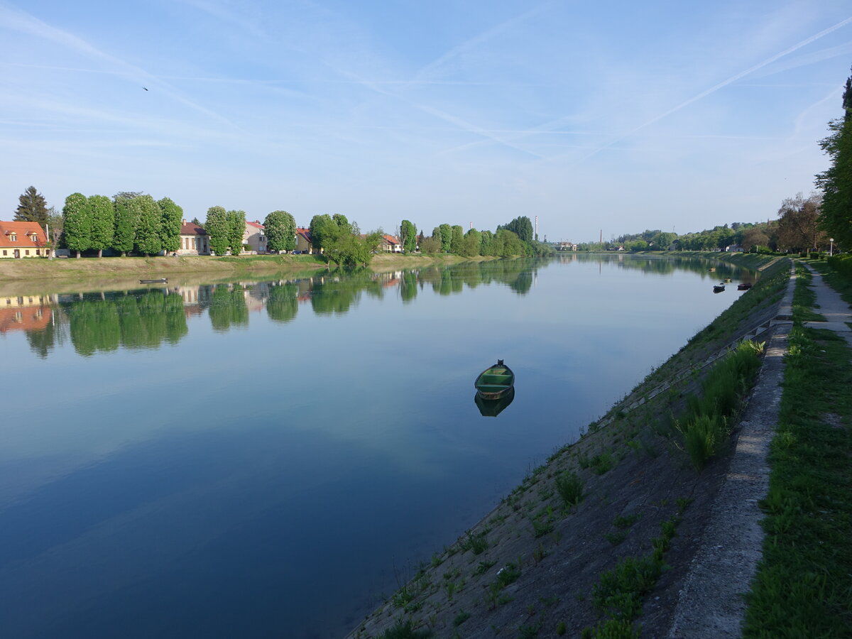 Fluss Kupa bei Sisak in Slawonien (01.05.2017)