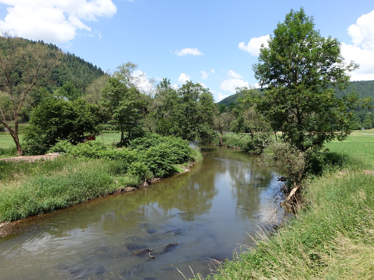 Fluss Kyll bei Kordel, Lkr. Trier-Saarburg (23.06.2022)