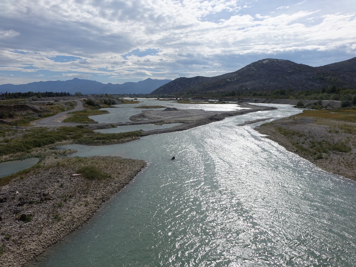 Fluss Moraca bei Vucovci (21.09.2015)