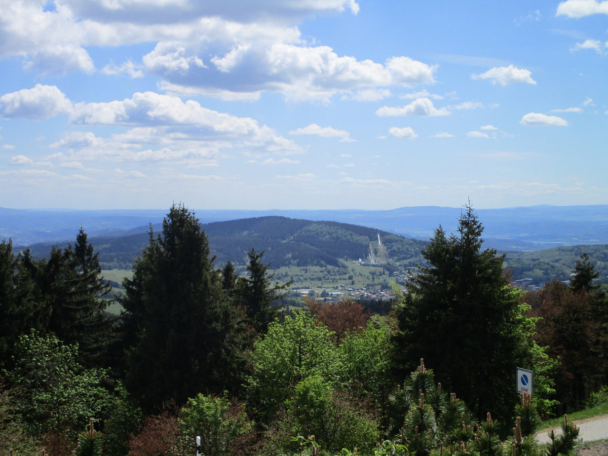 Für den mühevollen Aufstieg auf dem Großen Inselberg wurde ich,am 28.Mai 2020,mit traumhaften Wetter und klarer Sicht belohnt.