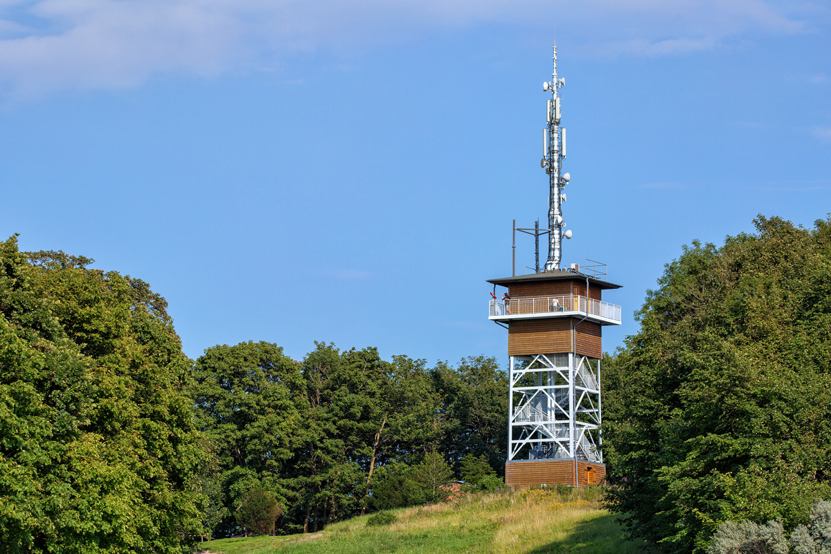 Funk- und Aussichtsturm bei Thiessow auf Rügen. - 11.07.2017