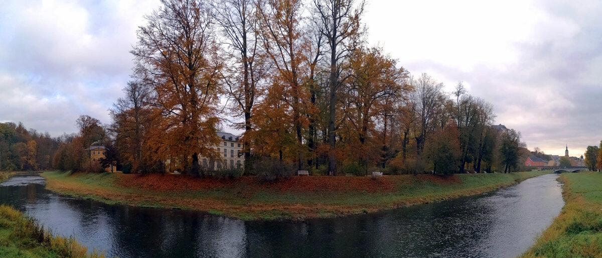 Greizer Park. Ein Blick auf das Sommerpalais. 07.11.19