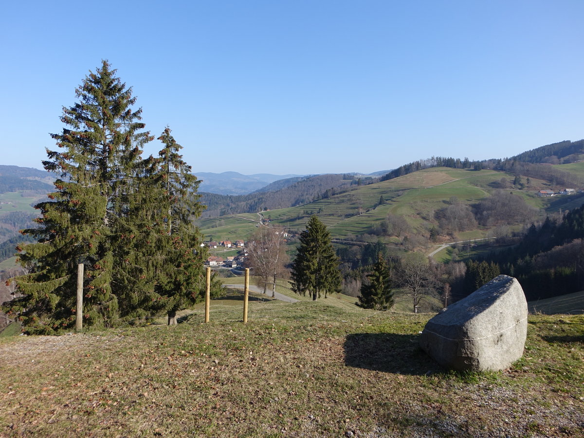 Großes Wiesental bei Atzenbach im Südschwarzwald (30.03.2019)
