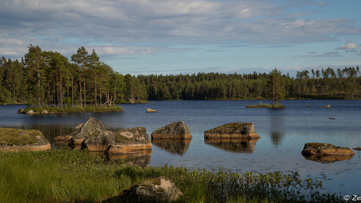 Grytsjön beim Nationalpark Tived, Juni 2014