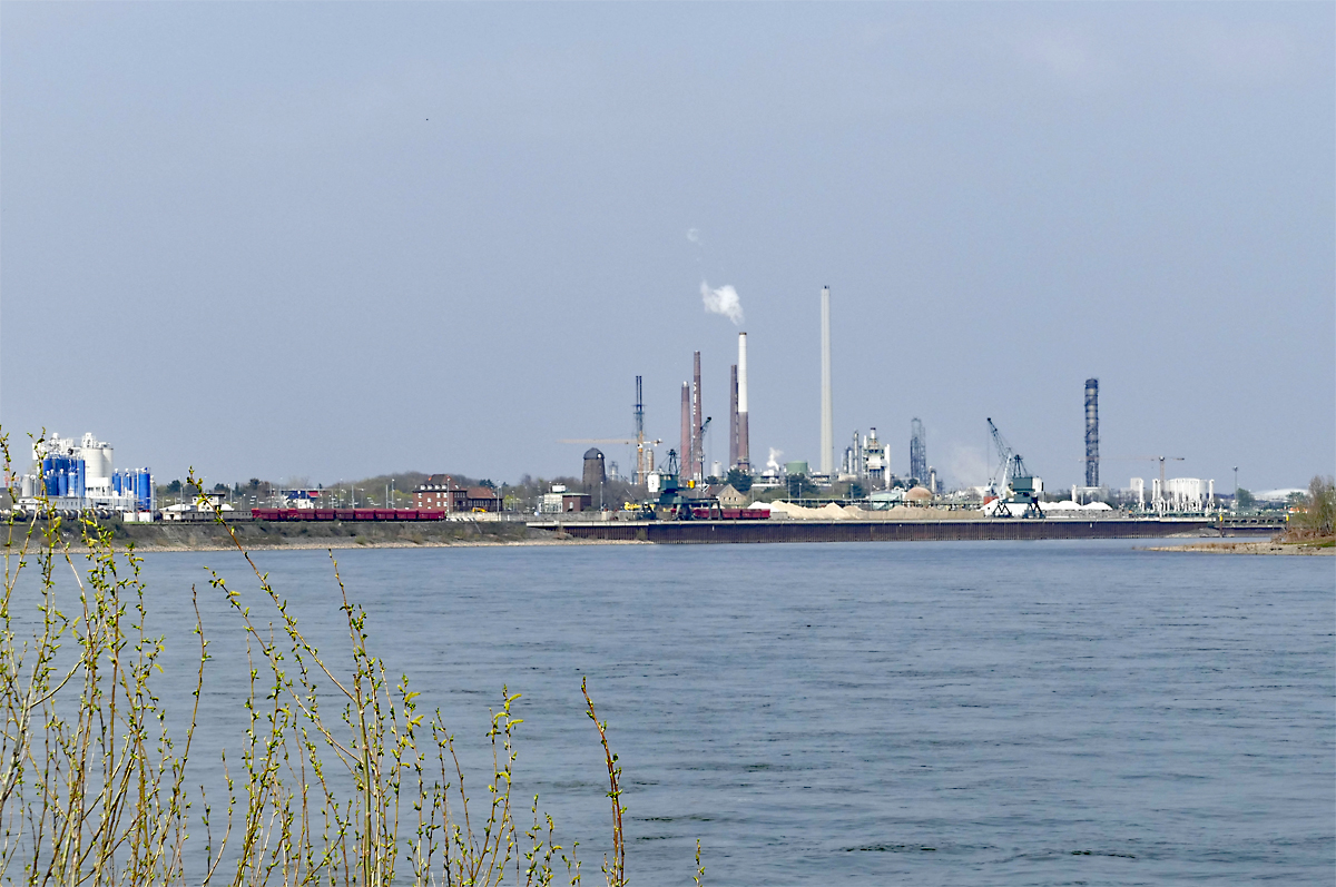 Hafen und Raffinerie Godorf am Rhein - 06.04.2019