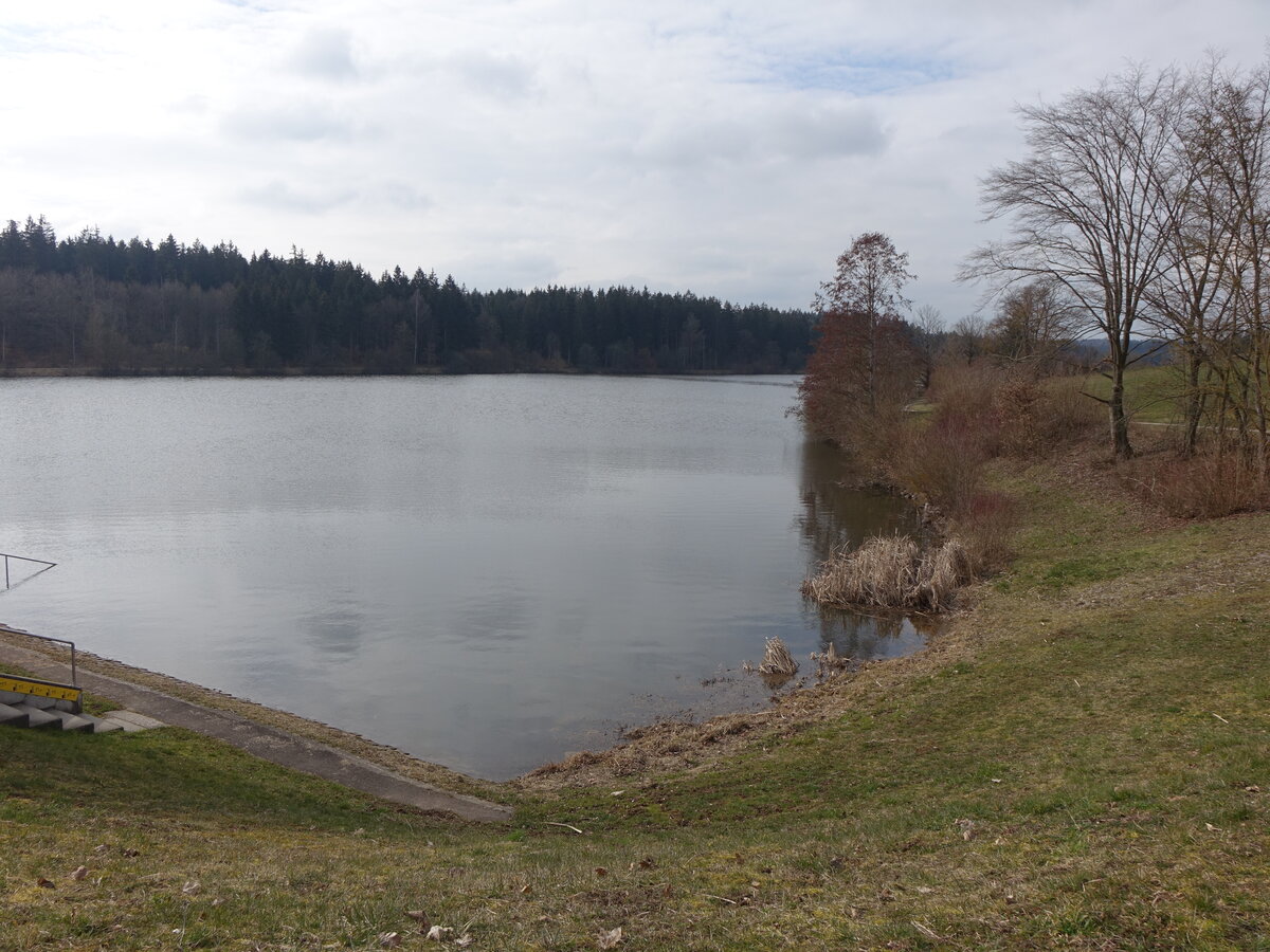 Haselbach Stausee bei Haselbach, Ostalbkreis (13.03.2016)