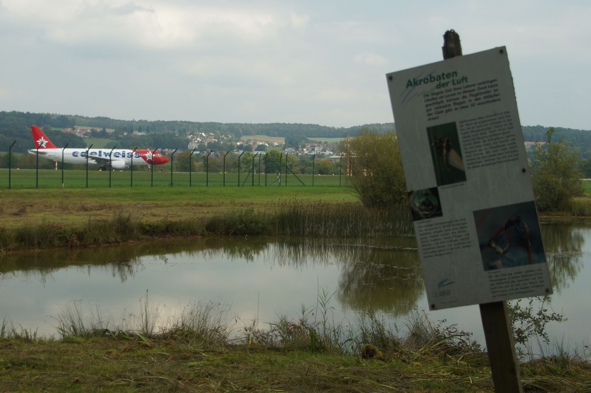 Herbstbeginn im Naturschutzgebiet  Altläufe Glatt  bei Oberglatt am Pistenende 16 (22.09.2014)