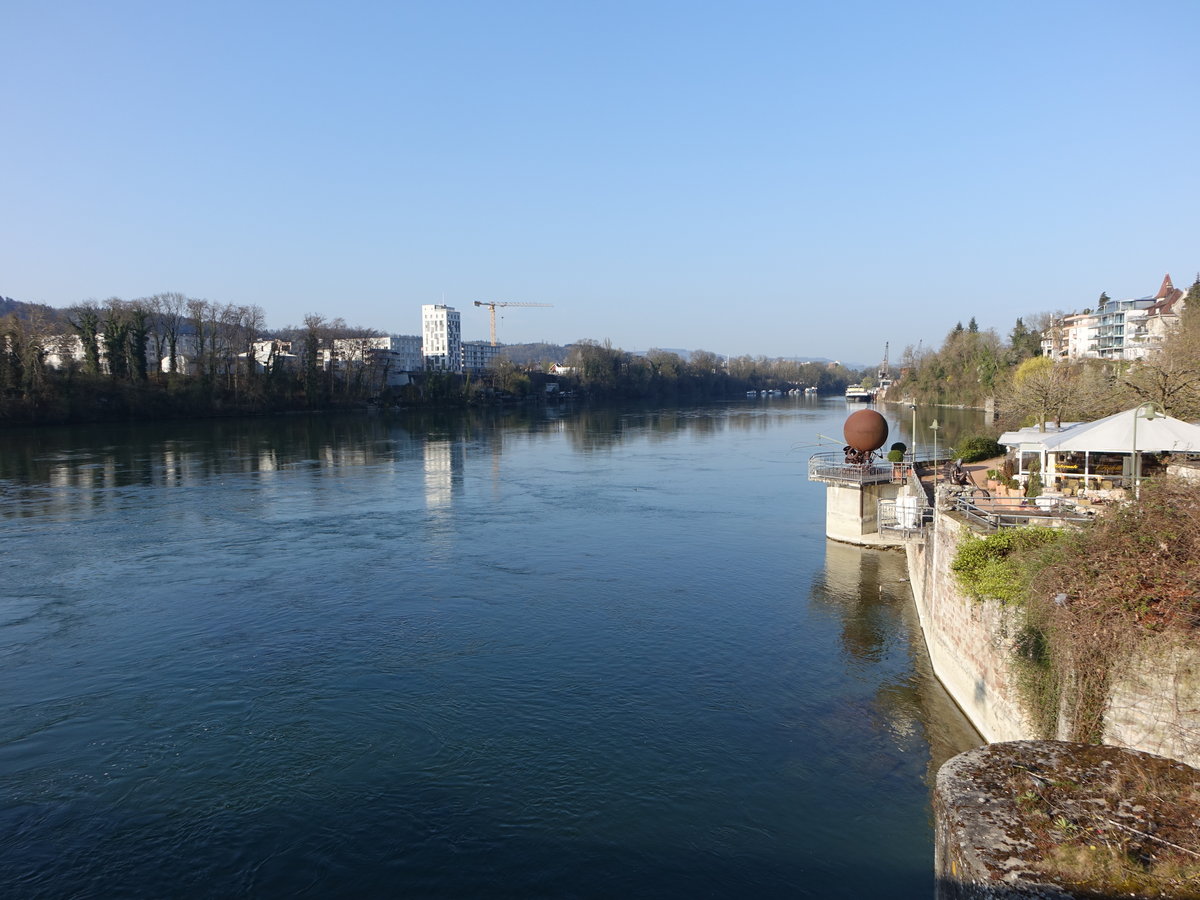 Hochrhein bei Rheinfelden, Lkr. Lörrach (30.03.2019)