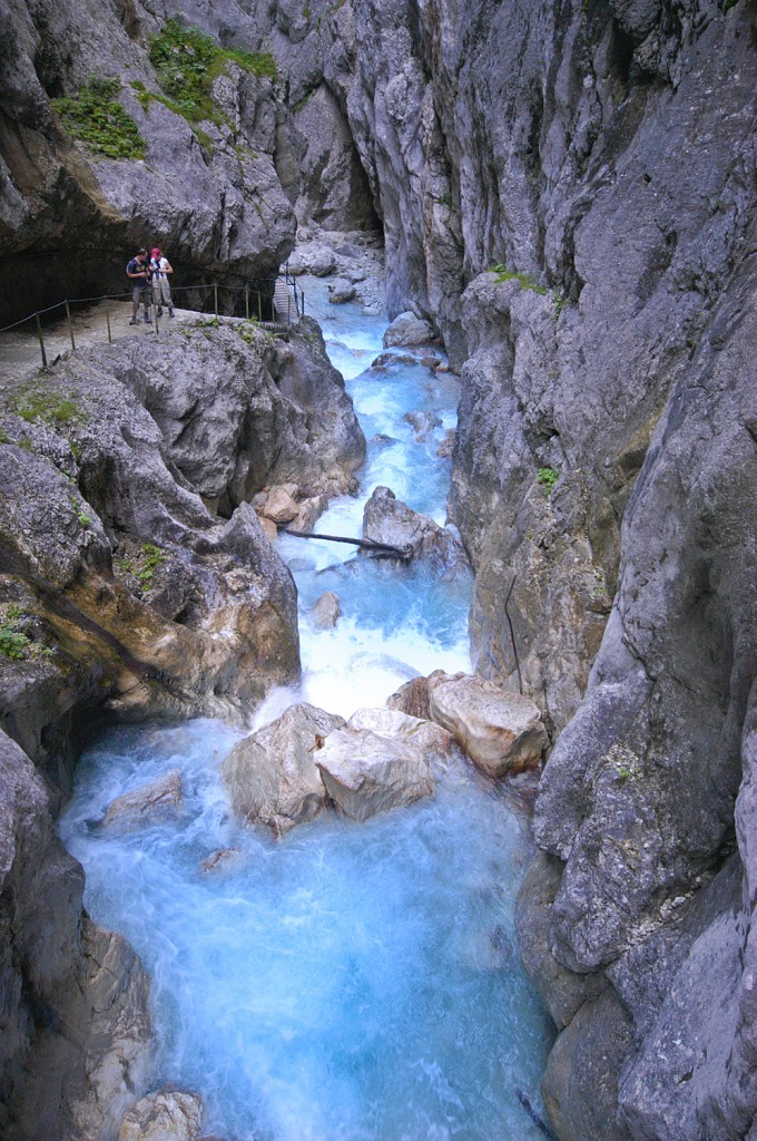 Höllentalklamm südlich von Garmisch-Partenkirchen ...