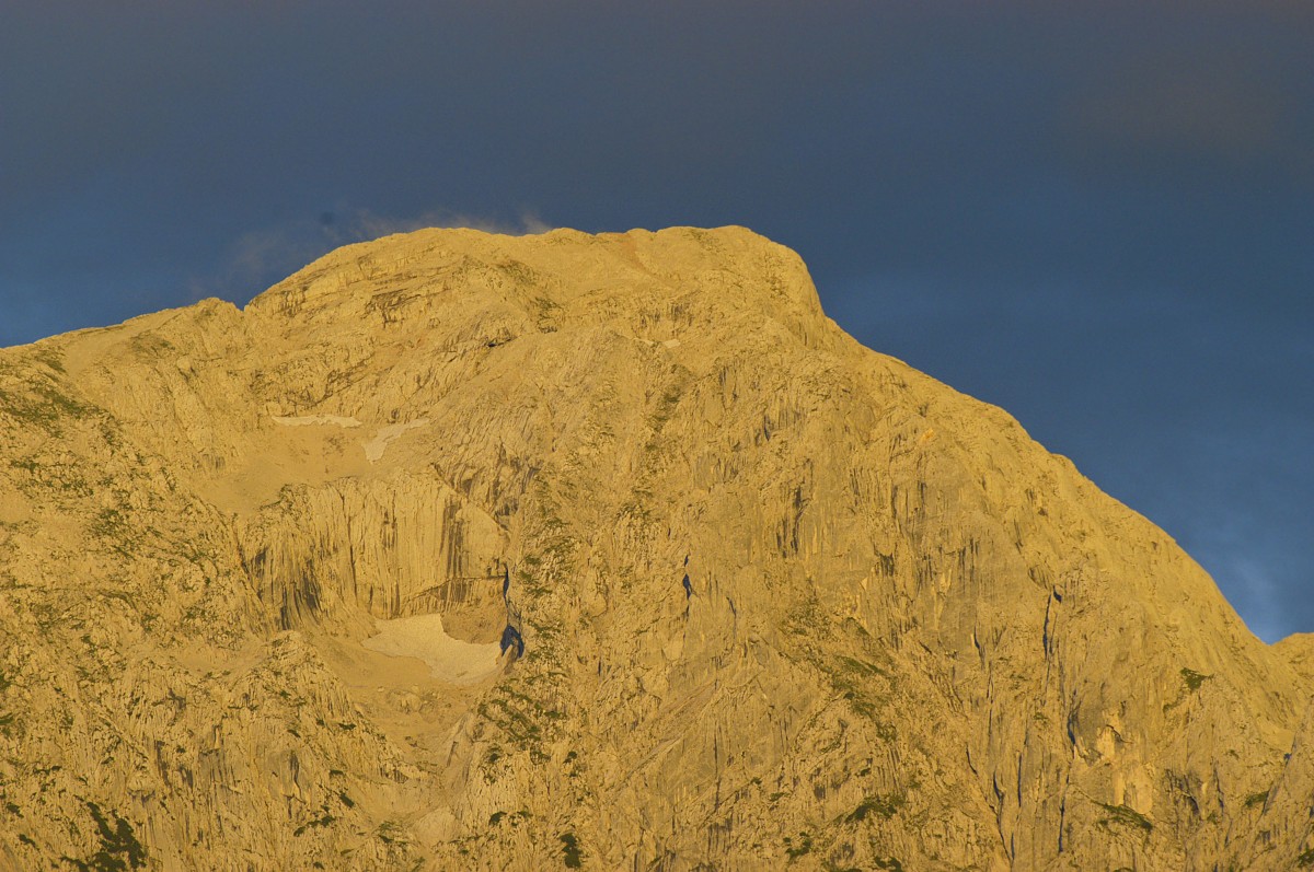 Hohes Brett von der Jugendherberge in Berchtesgaden aus gesehen. Aufnahme: Juli 2008.