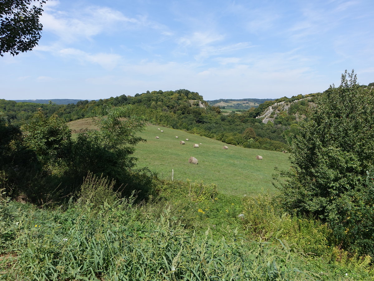 Hügel bei Csesznek im Komitat Veszprem (27.08.2018)