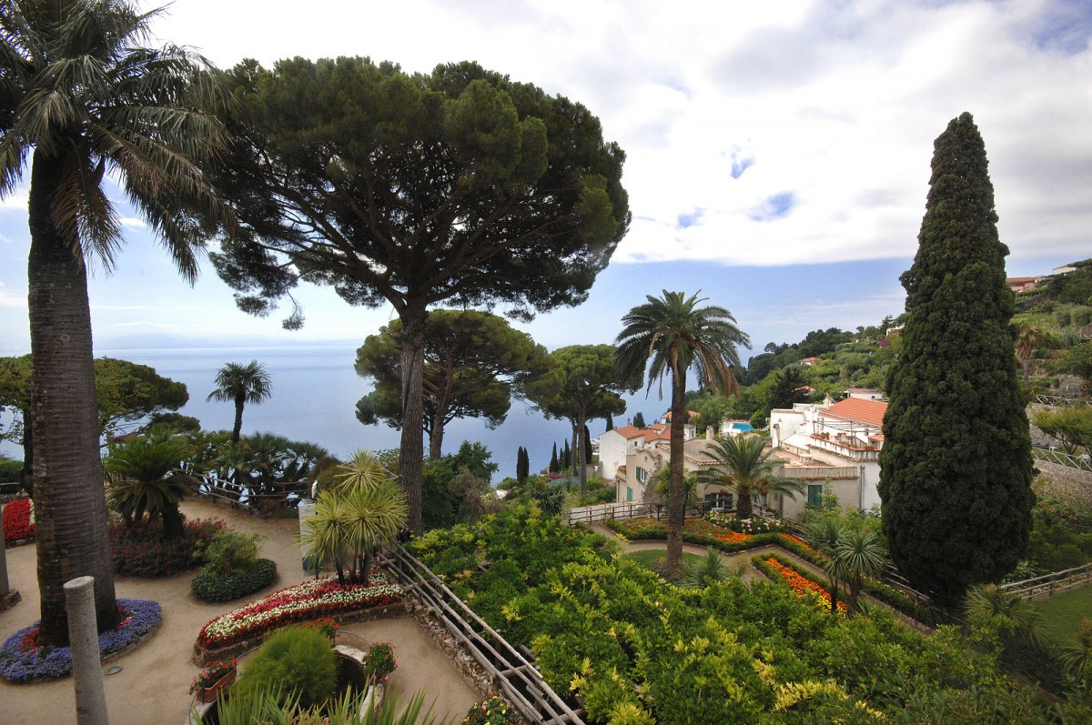 Im Garten von Villa Rufolo bei Ravello. Aufnahmedatum: 27. Juli 2011.