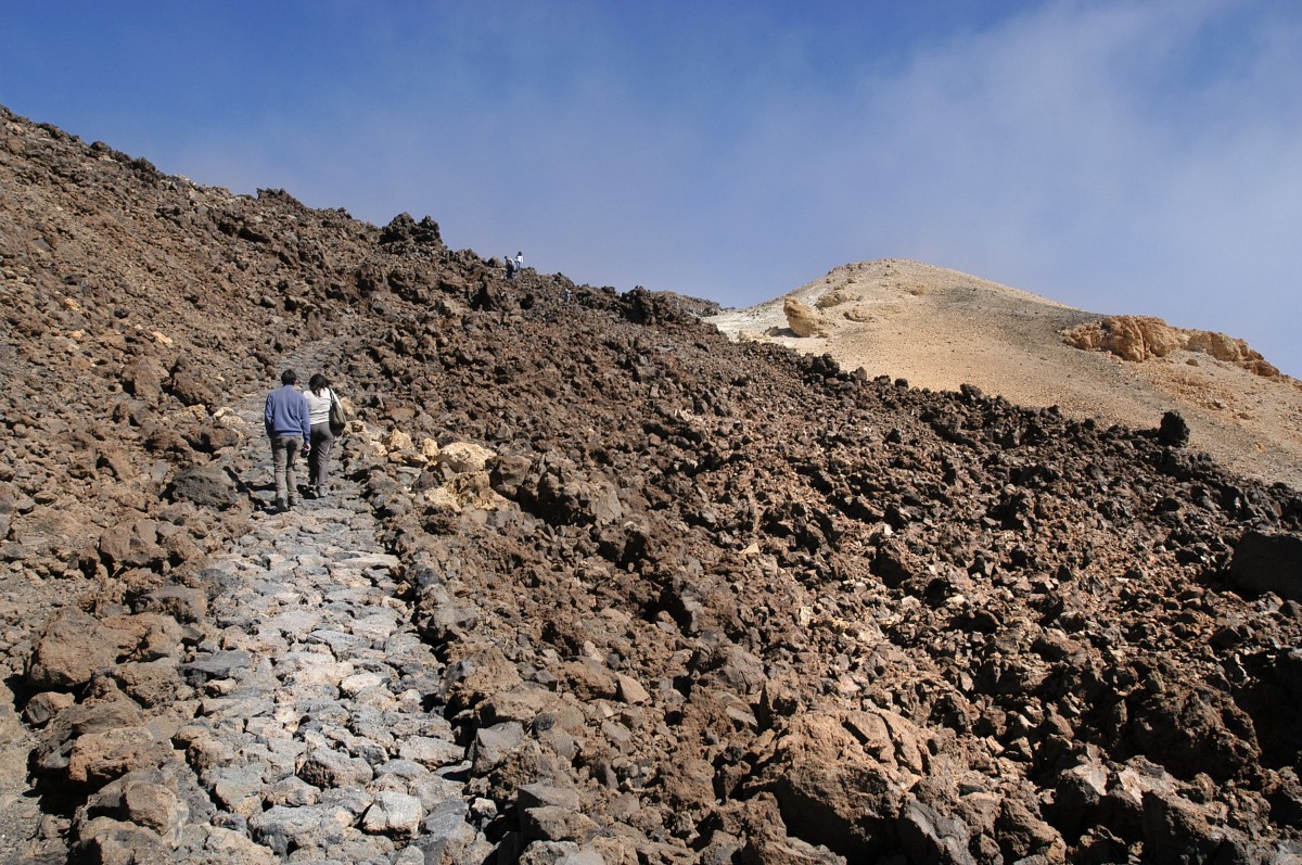 Im Monument Natural del Teide. Aufnahme: Oktober 2008.