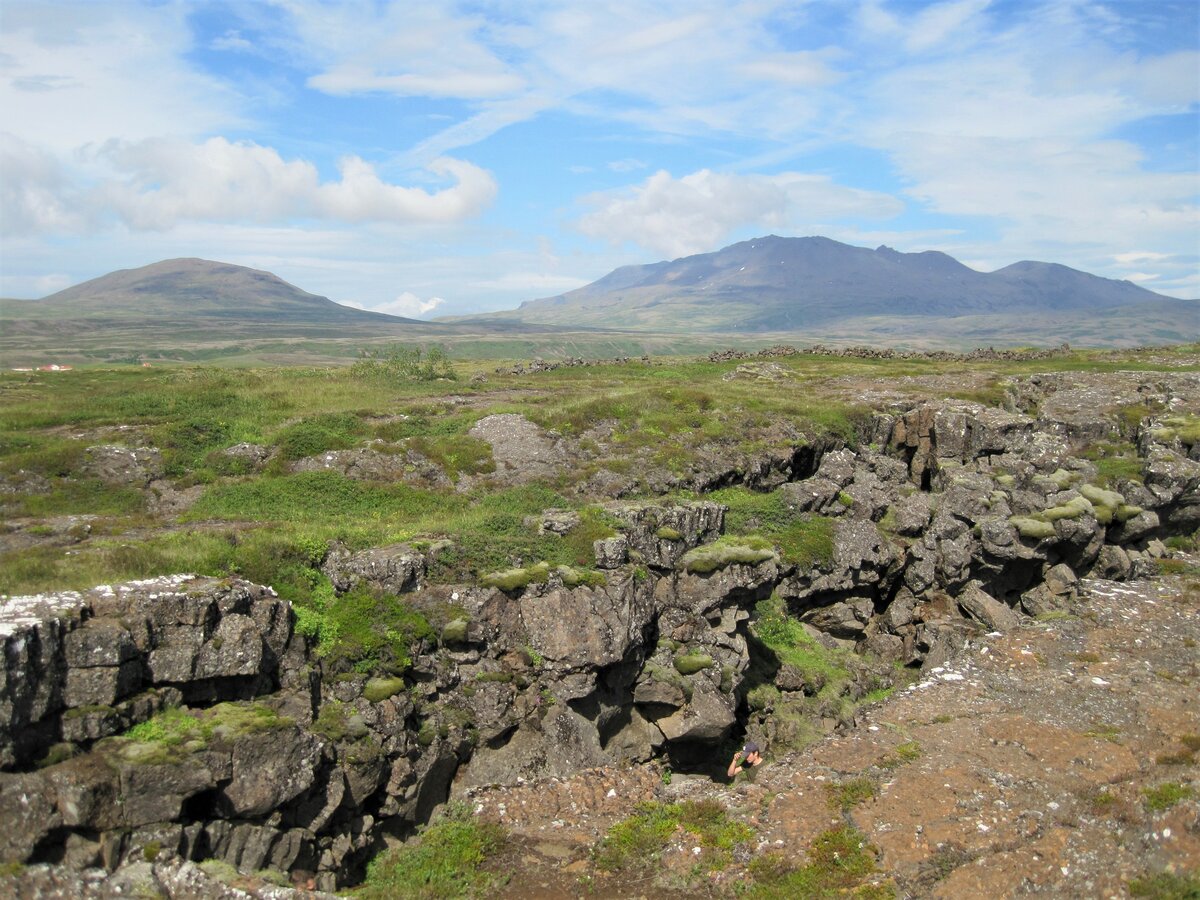 Im Nationalpark Thingvellir auf Island am 20.07.17