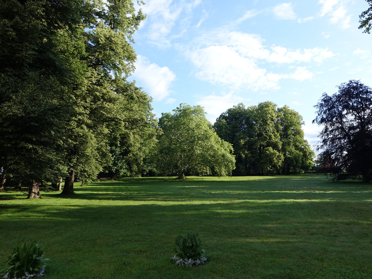 Im Schloßpark beim neuen Schloss in Kostelec nad Orlici (28.06.2020)