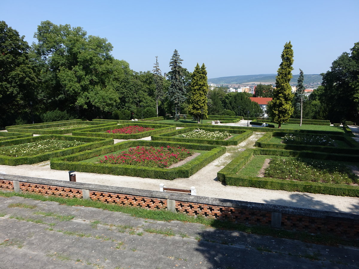 Im Schloßpark von Hlohovec im unteren Waagtal (29.08.2019)