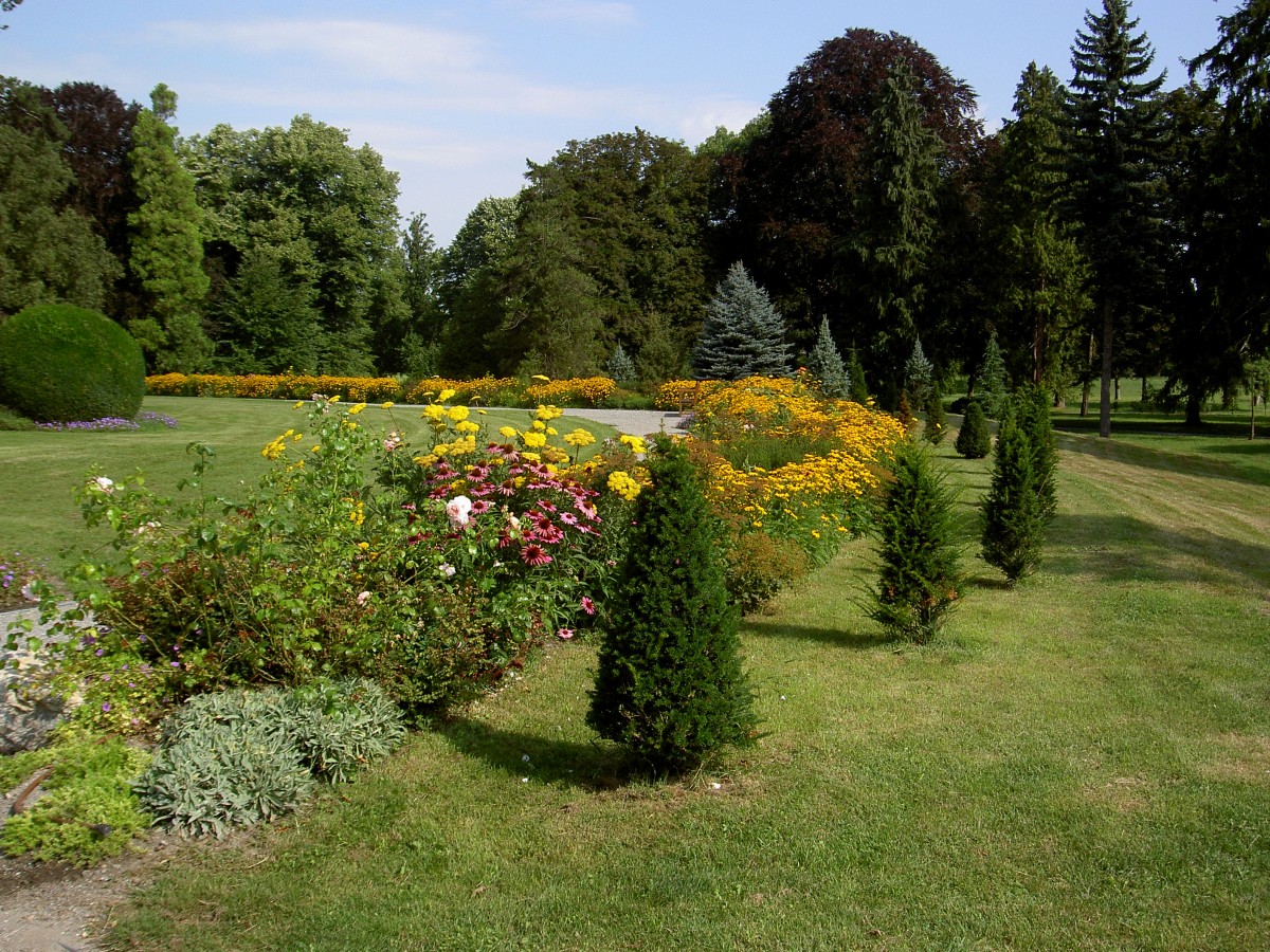 Im Schloßpark von Schloss Eckartsau, Bezirk Gänsersdorf (27.07.2014)