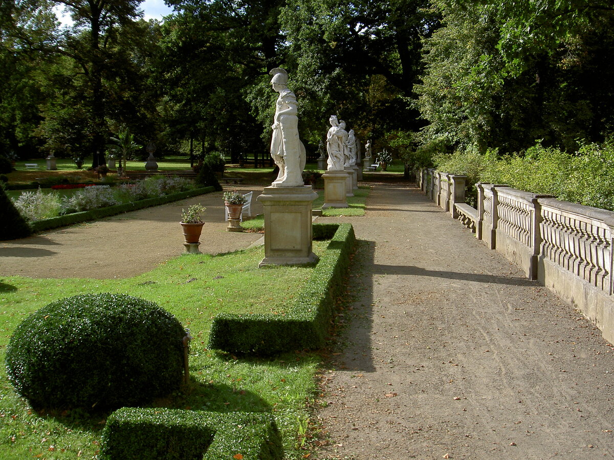 Im Schloßpark von Schloss Wiepersdorf, Nieder-Fläming (20.09.2012)