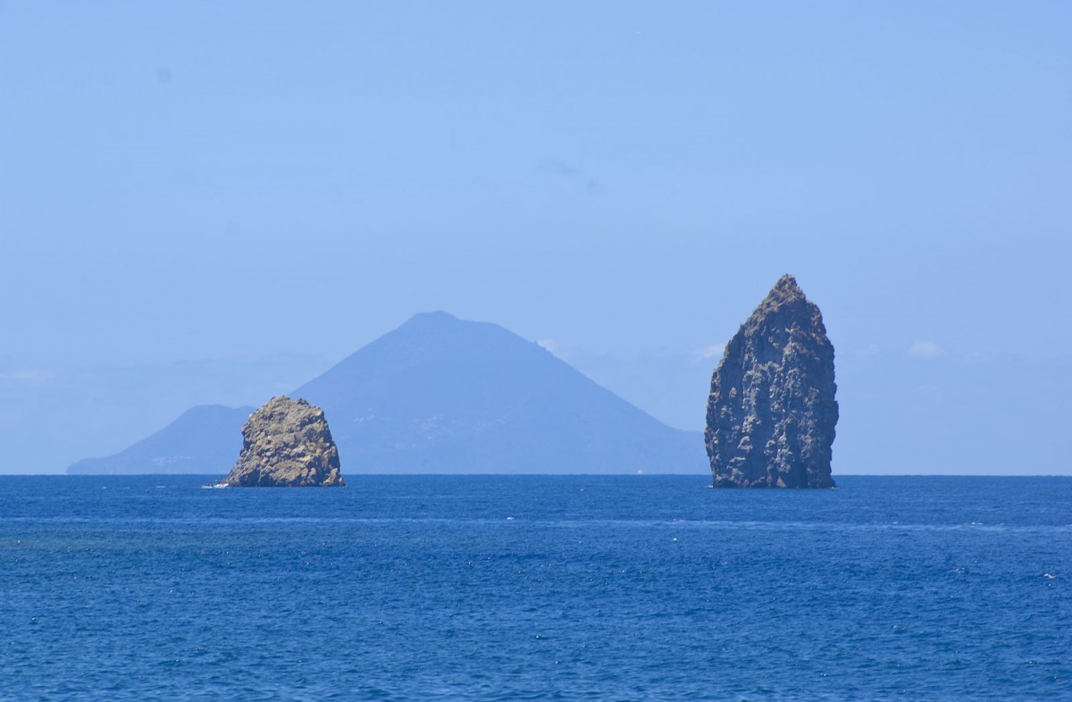 Im Tyrrhenischem Meer bei Stromboli. Aufnahmedatum: 2. Juli 2013.