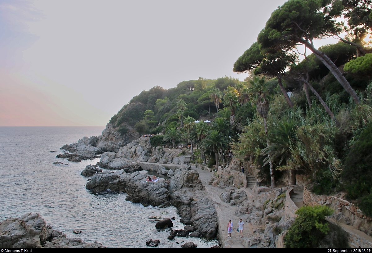 Impression in der Abendsonne am Mittelmeer (Costa Brava) in Lloret de Mar (E).
[21.9.2018 | 18:29 Uhr]